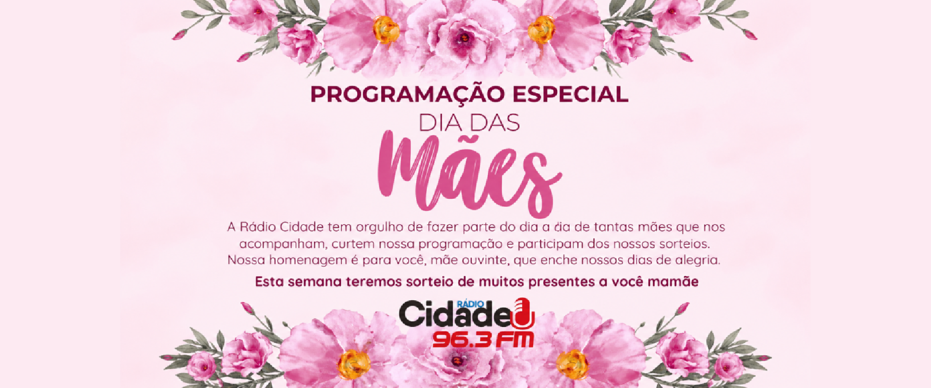 Programação Especial Dia Das Mães