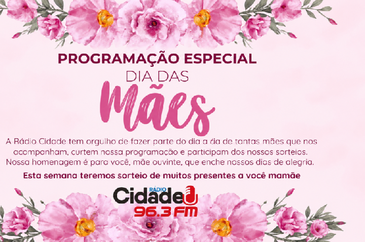 Programação Especial Dia Das Mães
